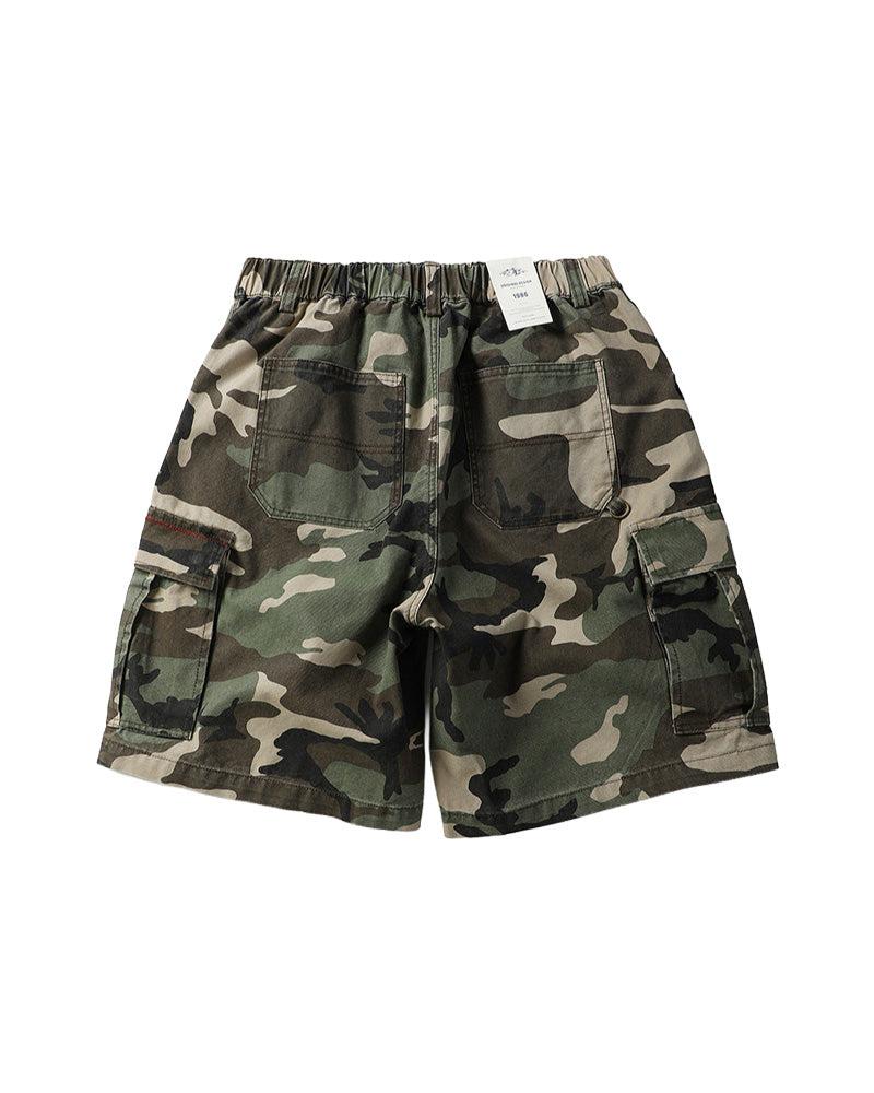 Camo C1 Cargo Shorts , - Streetwear Shorts - Slick Street