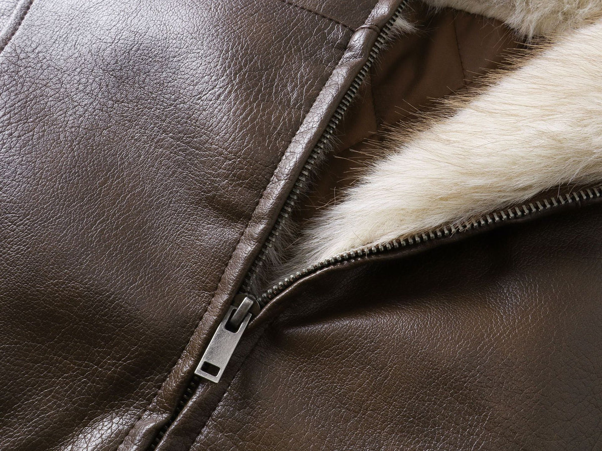 Bastian Fur Trim Jacket , - Streetwear Jacket - Slick Street