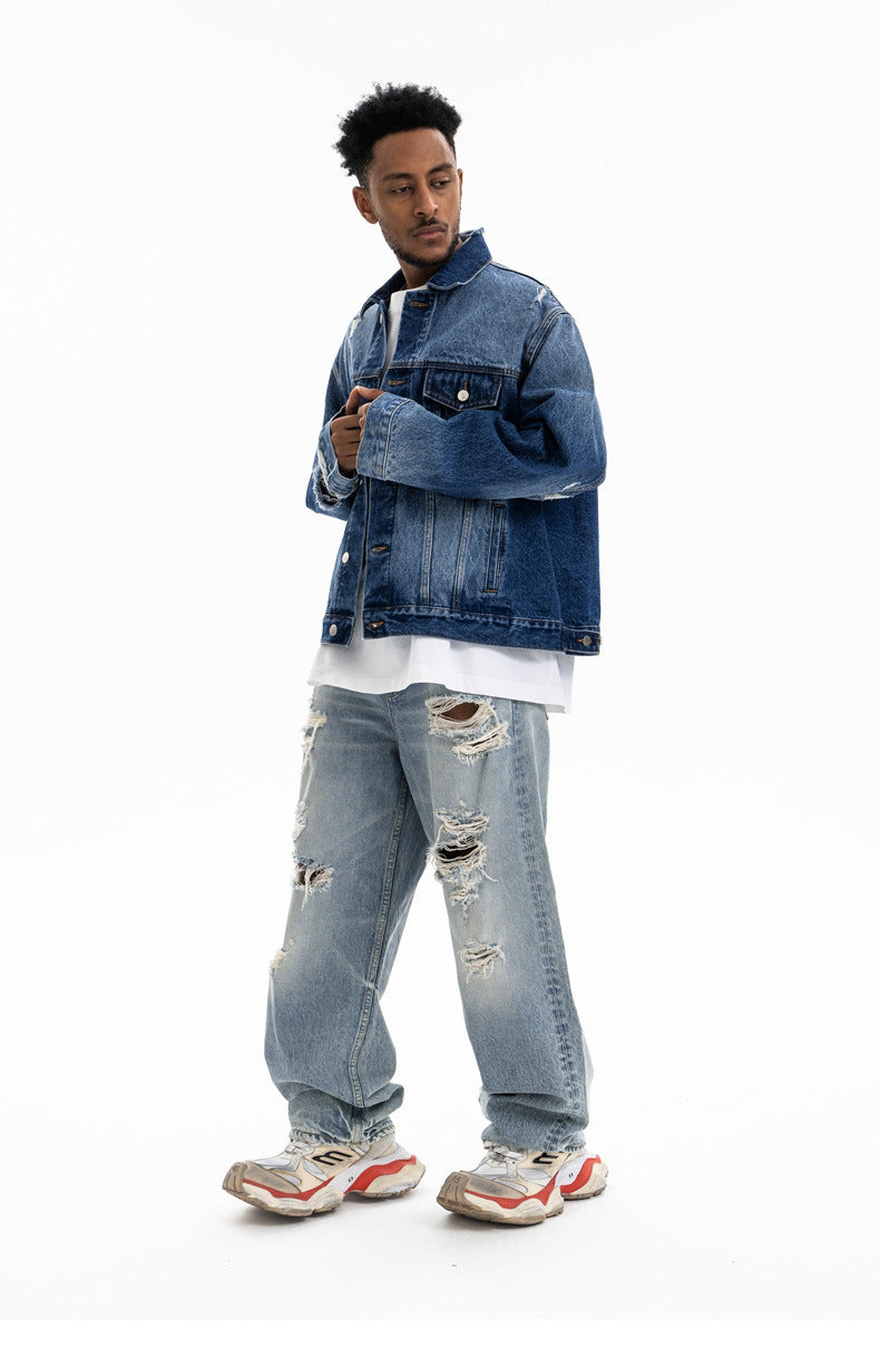 Kairo Denim Jacket , - Streetwear Jacket - Slick Street
