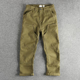 Canvas Carpenter Pants Olive Green, 30 - Streetwear Pants - Slick Street