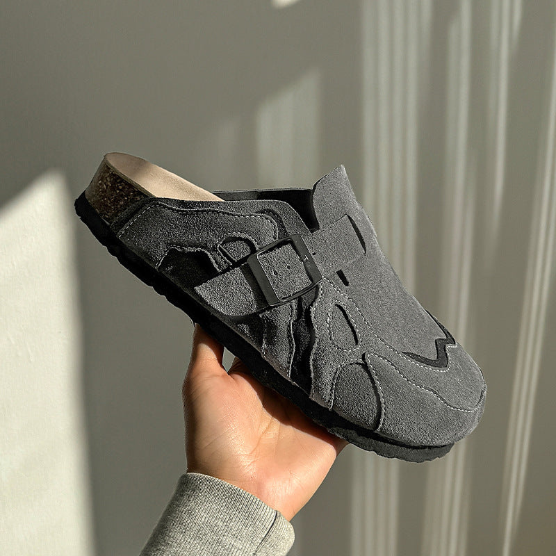 Oasis Suede Clogs , - Streetwear Shoes - Slick Street