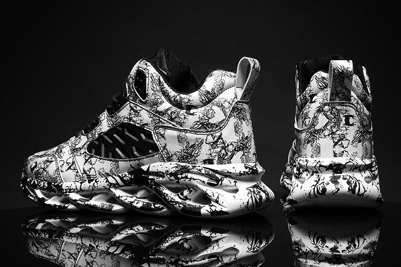 Ghost Runners - Static Noir , - Streetwear Shoes - Slick Street
