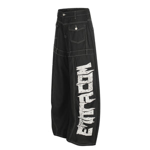 L82 Baggy Denim Jeans , - Streetwear Jeans - Slick Street