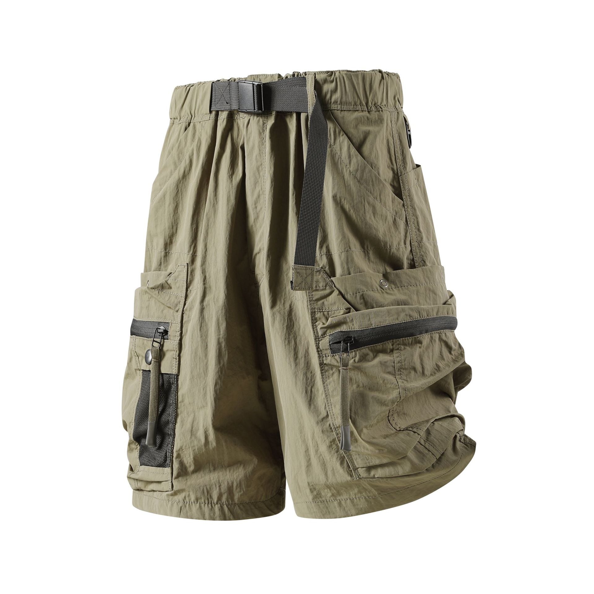 Recon Utility Shorts Khaki, XS - Streetwear Shorts - Slick Street