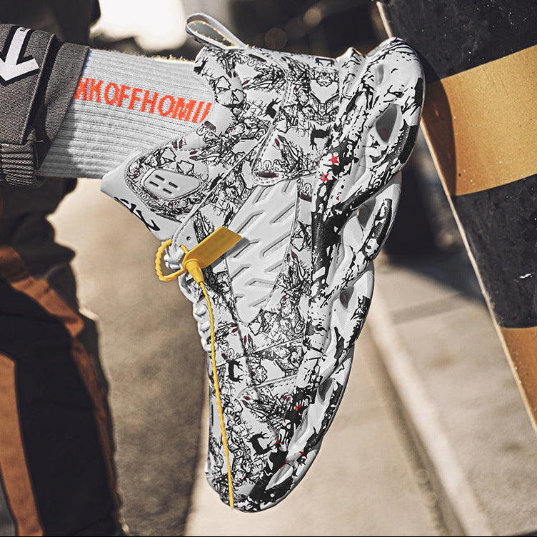 Ghost Runners - Arctic Marble , - Streetwear Shoes - Slick Street