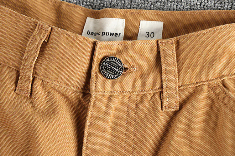Canvas Carpenter Pants , - Streetwear Pants - Slick Street