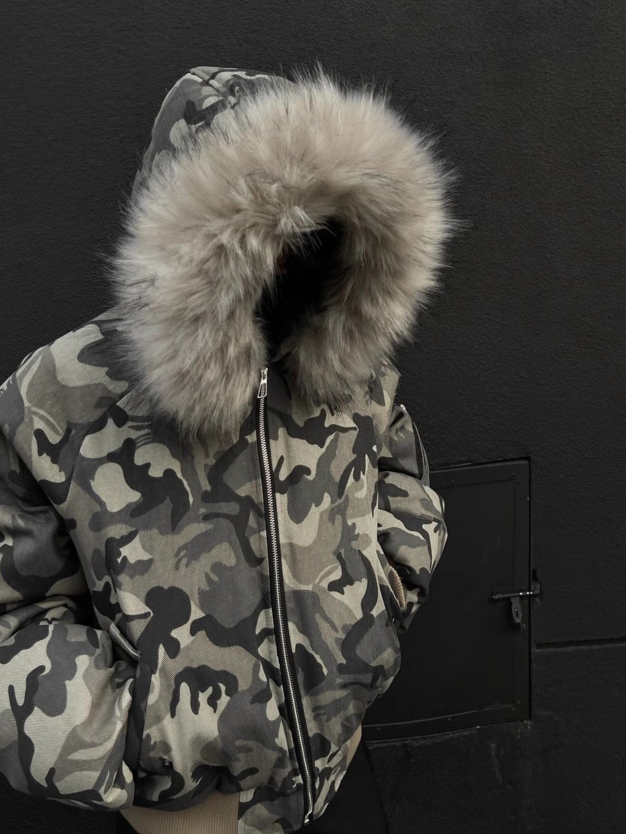 Rell Camo Boxy Jacket , - Streetwear Jacket - Slick Street