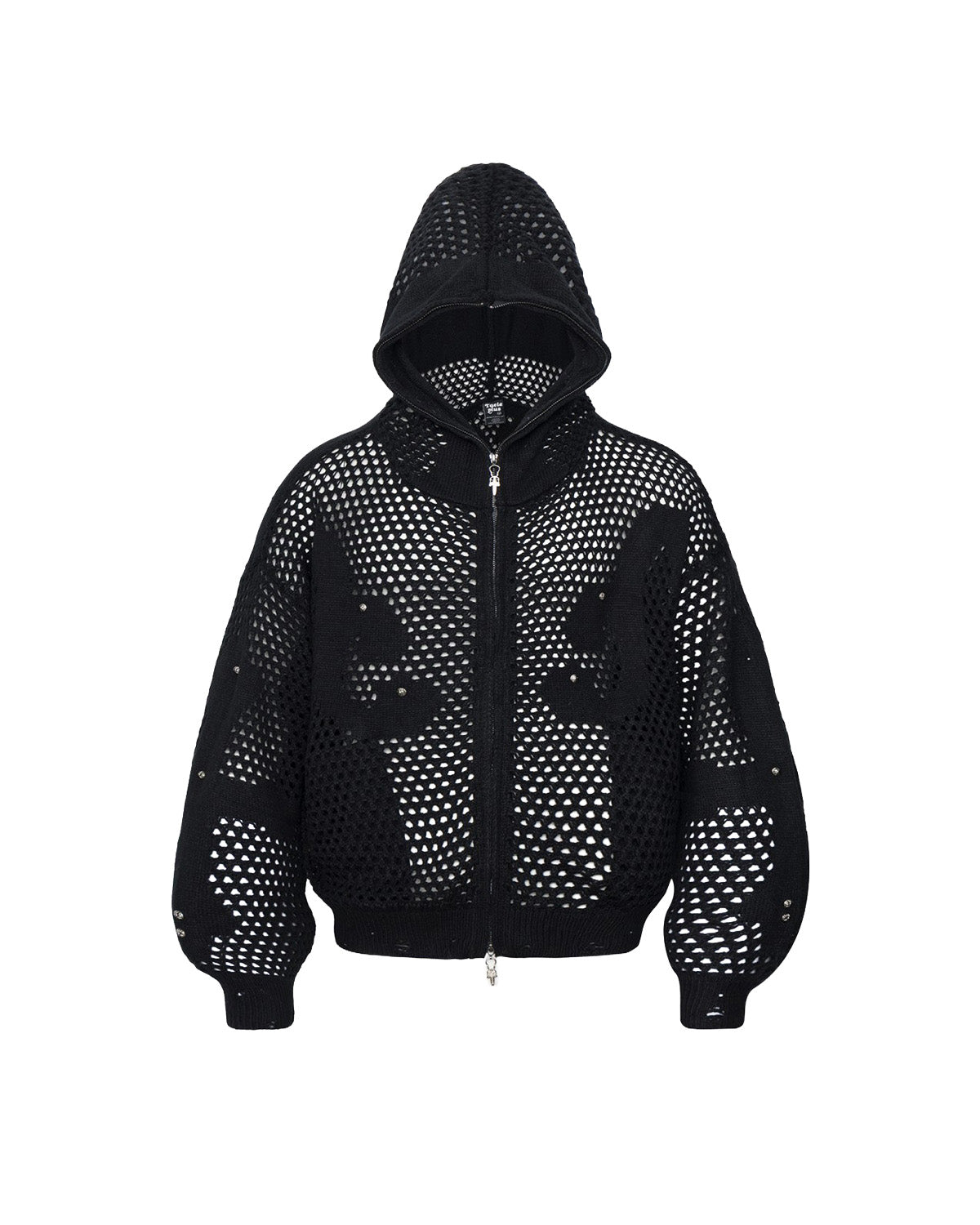 Webcore Open-Knit Zip Hoodie , - Streetwear Hoodie - Slick Street
