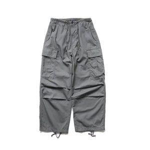 Loose Fit Cotton Baggy Cargo Pants Gray, XS - Streetwear Cargo Pants - Slick Street