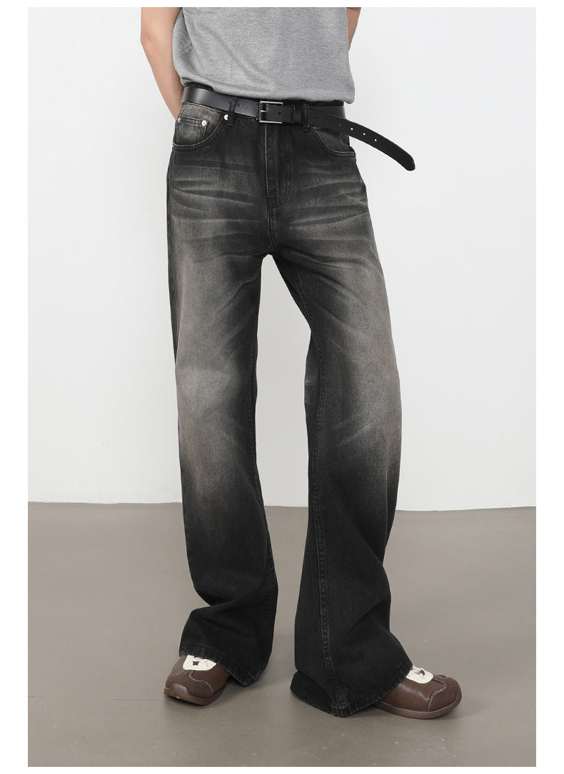 Washed Bootcut Jeans