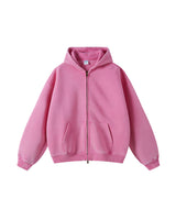 SS Blank Washed Zip Hoodie