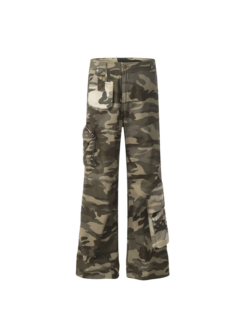 Haze Camo Cargos , - Streetwear Cargo Pants - Slick Street
