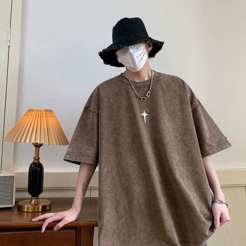 Vintage Washed Heavyweight T-Shirt , - Streetwear T-Shirts - Slick Street