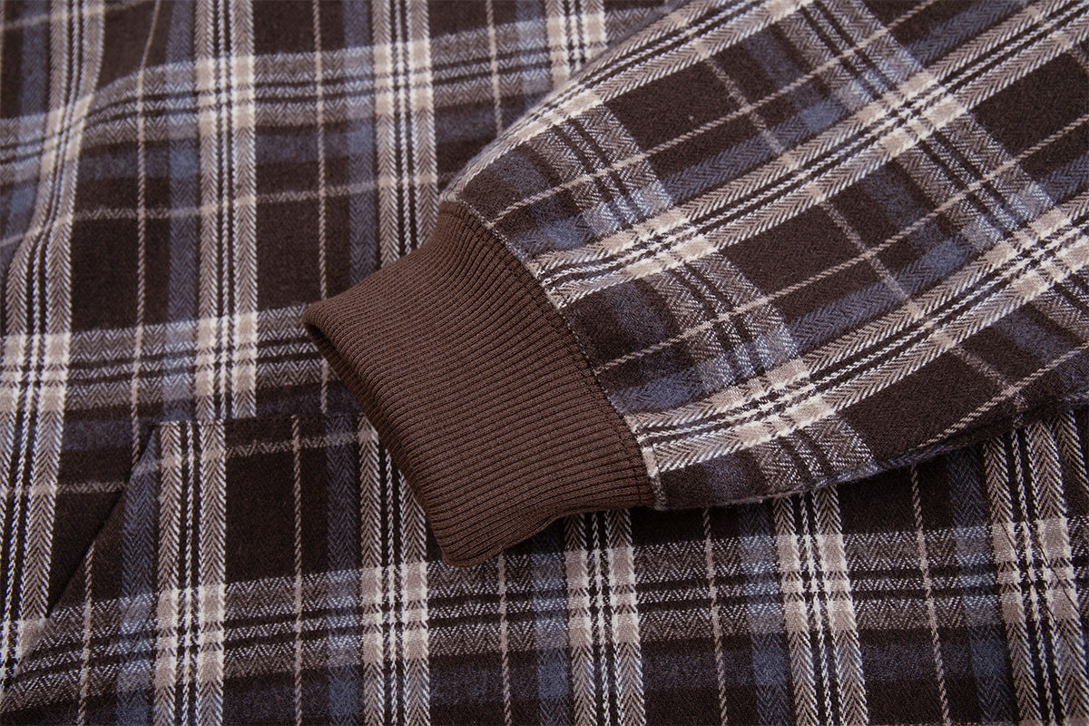 Rook Plaid Hoodie , - Streetwear Hoodie - Slick Street