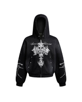 Wraith Script Zip Hoodie