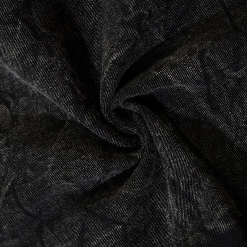 Lightning Embroidery Flared Jeans , - Streetwear Jeans - Slick Street