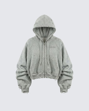 Ghost Distressed Hoodie , - Streetwear Hoodie - Slick Street
