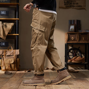Desert Relaxed Fit Cargo Pants , - Streetwear Cargo Pants - Slick Street