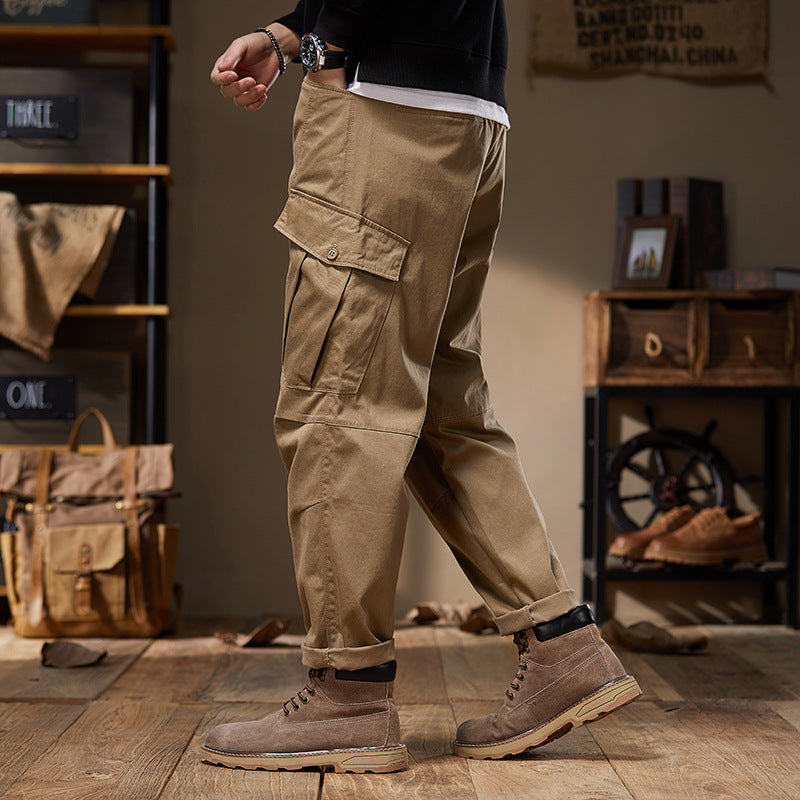 Desert Relaxed Fit Cargo Pants , - Streetwear Cargo Pants - Slick Street