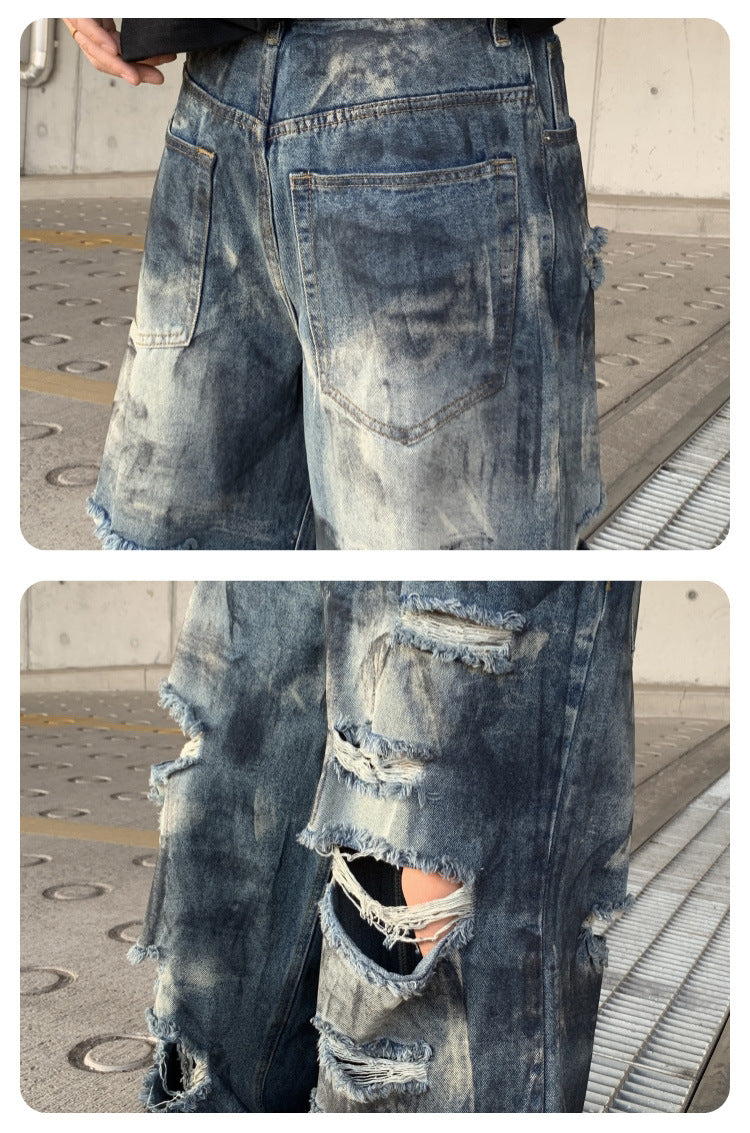 Ravage Destroyed Jeans , - Streetwear Jeans - Slick Street