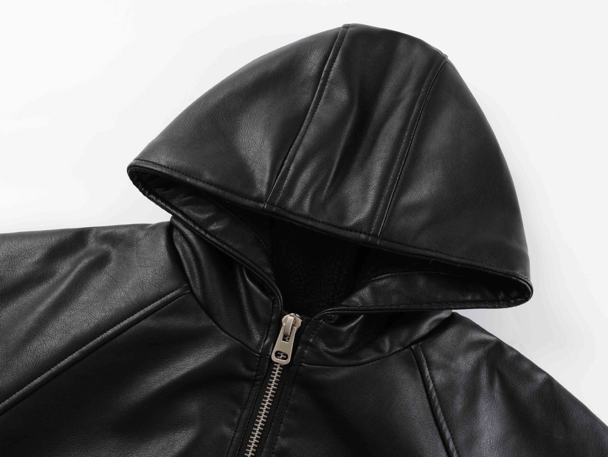 Galen Faux Leather Jacket