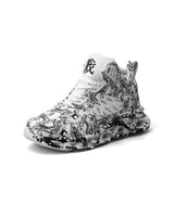 Ghost Runners - Arctic Marble White, 38 - Streetwear Shoes - Slick Street