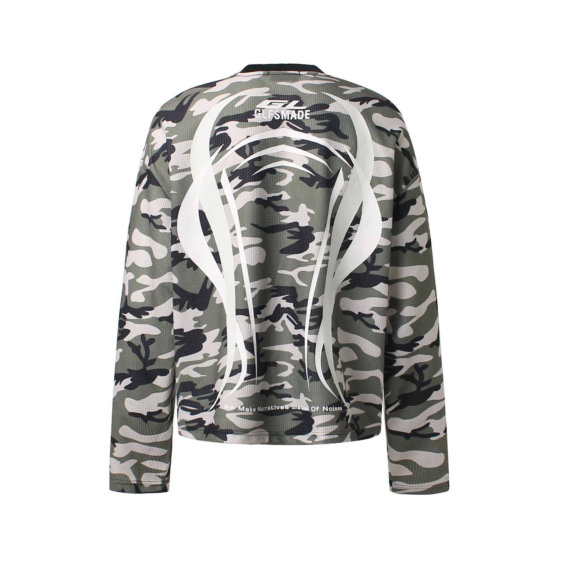 Camo 'Ghost' Breathable Long Sleeve Sweatshirt , - Streetwear - Slick Street