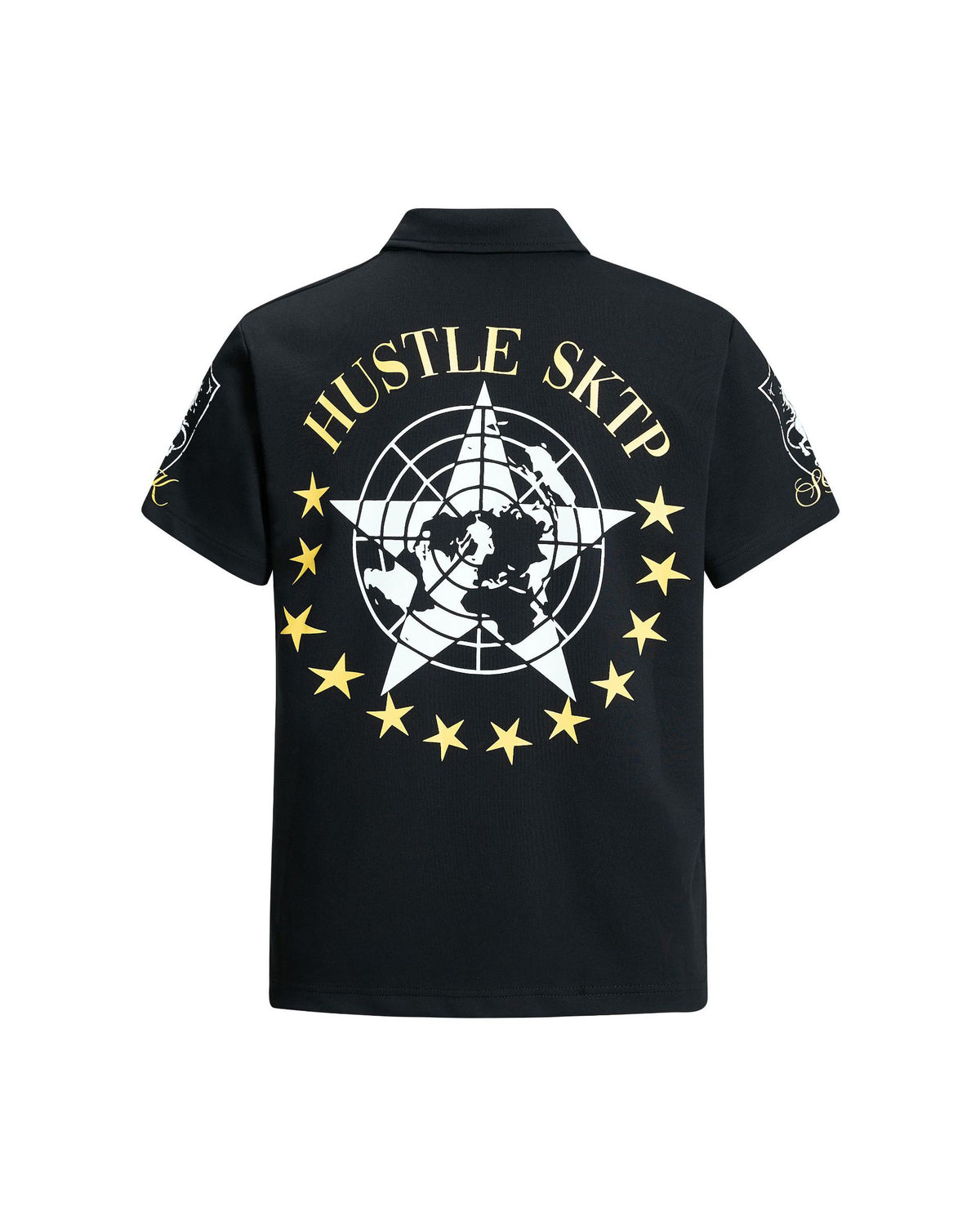 Hustle Jersey Polo , - Streetwear T-Shirt - Slick Street