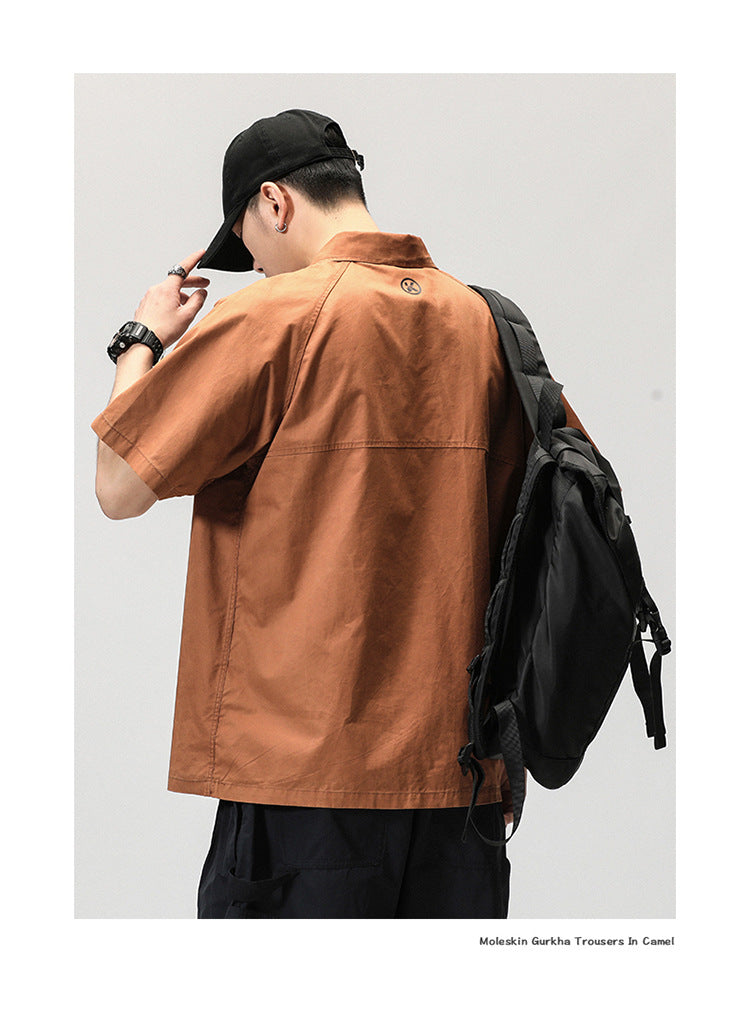 Transit Utility Pullover Shirt , - Streetwear Shirt - Slick Street