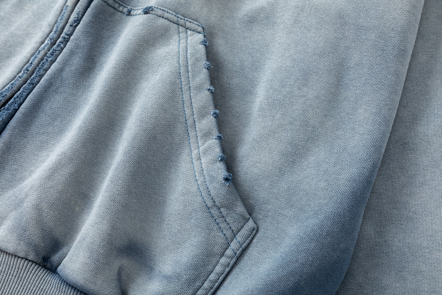 Knox Washed Boxy Zip Hoodie , - Streetwear Hoodie - Slick Street