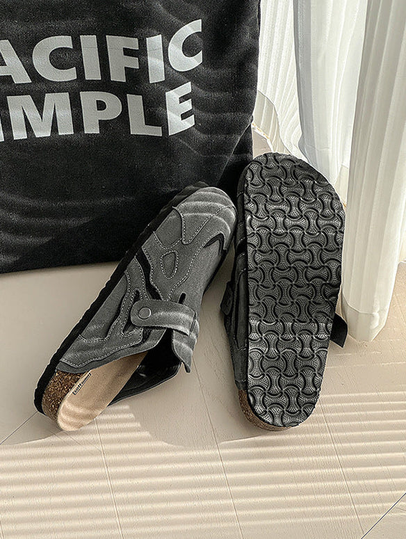 Oasis Suede Clogs , - Streetwear Shoes - Slick Street