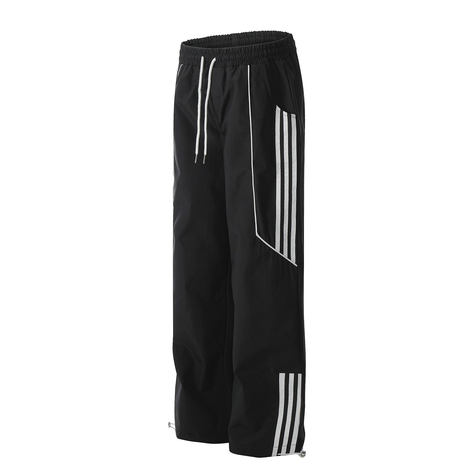 Retro Stripe Track Pants , - Streetwear Joggers - Slick Street