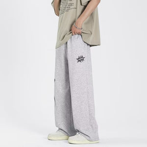 American Star Wide Leg Sweatpants , - Streetwear Joggers - Slick Street