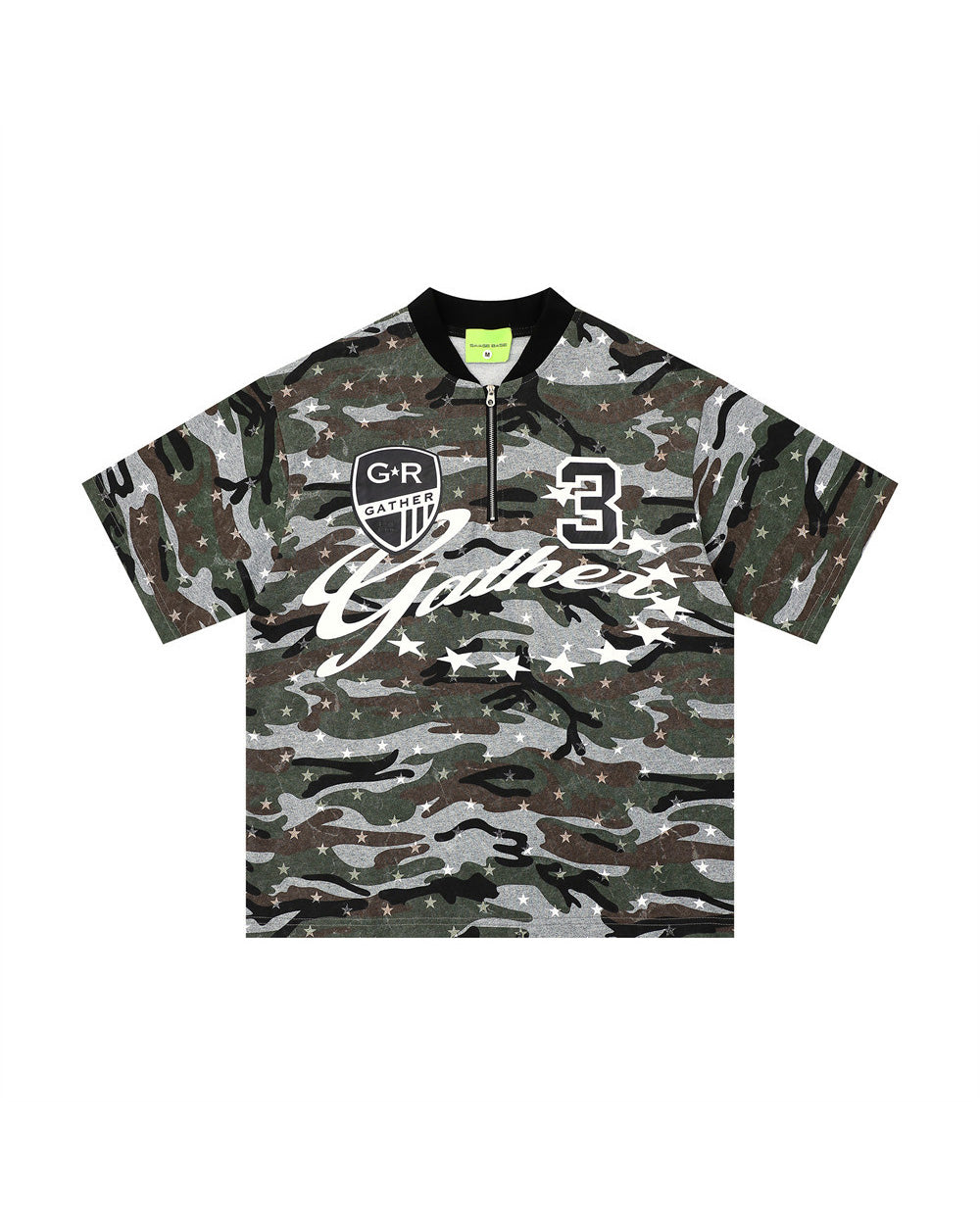 Senn Camo Zip T-Shirt