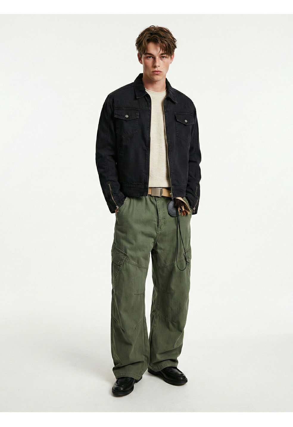 Cory Workwear Zip Jacket , - Streetwear Jacket - Slick Street
