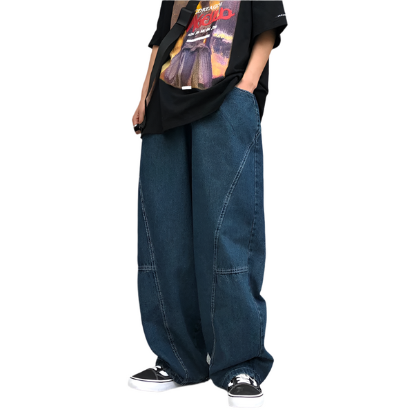 Vintage VA1 Oversized Denim Jeans , - Streetwear Jeans - Slick Street
