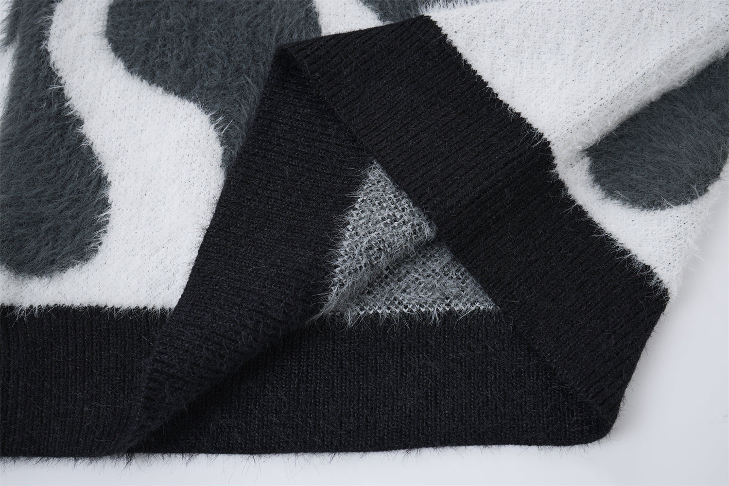 Ash Flame Knit Sweatshirt , - Streetwear Sweatshirt - Slick Street