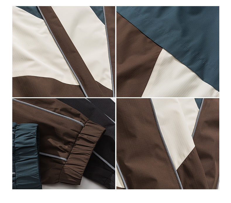 Retro Panel Track Jacket , - Streetwear Jacket - Slick Street