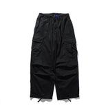 Loose Fit Cotton Baggy Cargo Pants Black, XS - Streetwear Cargo Pants - Slick Street