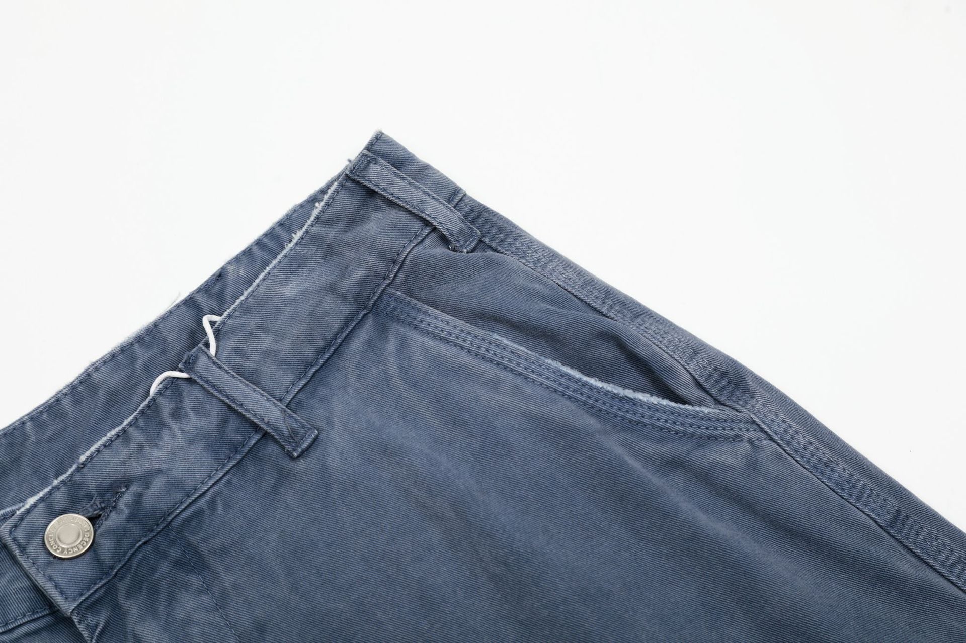 Retro Loose Fit MultiPocket Denim Cargo Jeans , - Streetwear - Slick Street