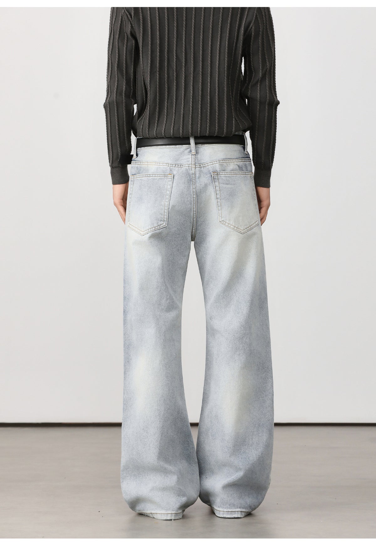 Washed Flare Jeans