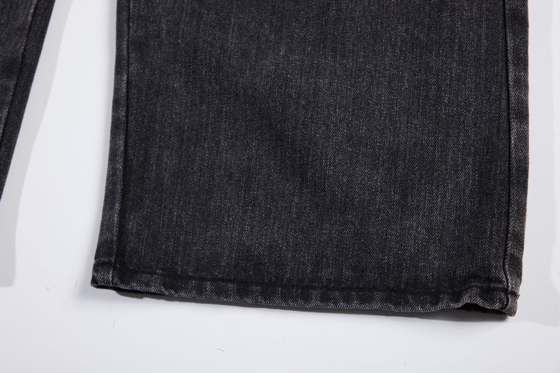 Washed Black Vintage Straight Leg Cargo Jeans , - Streetwear - Slick Street