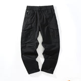 Desert Relaxed Fit Cargo Pants Black, 28 - Streetwear Cargo Pants - Slick Street
