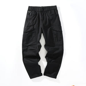 Desert Relaxed Fit Cargo Pants Black, 28 - Streetwear Cargo Pants - Slick Street