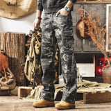 Retro Cargo Camo Pants Camouflage, 28 - Streetwear Cargo Pants - Slick Street