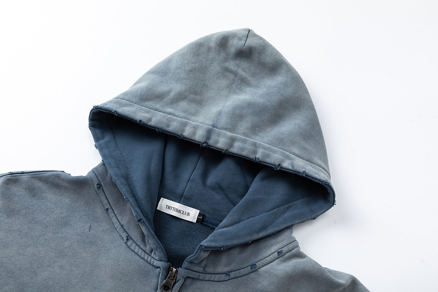 Knox Washed Boxy Zip Hoodie , - Streetwear Hoodie - Slick Street