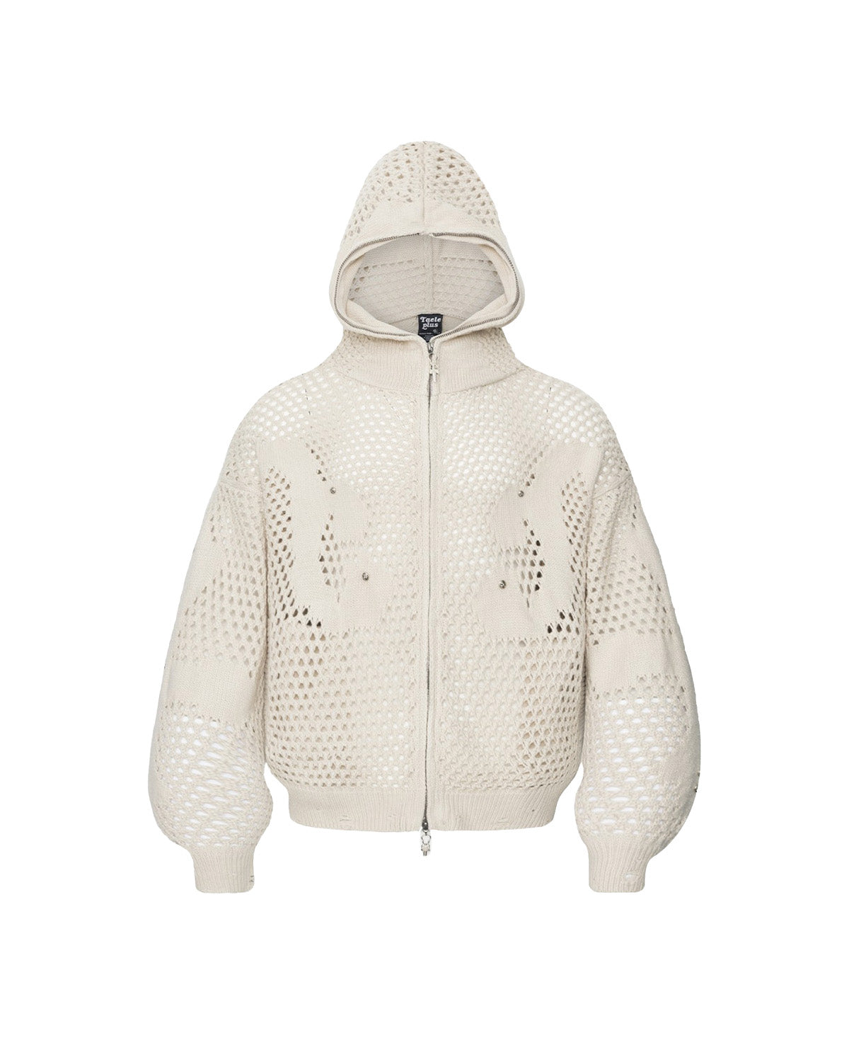 Webcore Open-Knit Zip Hoodie , - Streetwear Hoodie - Slick Street