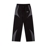 Retro 'Cyclone' Straight Leg Pants Black, XS - Streetwear - Slick Street
