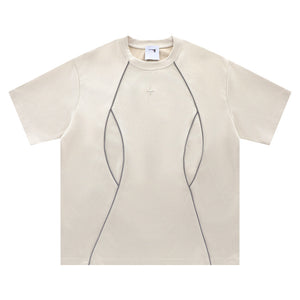 Minimalist Urban T-Shirt Apricot, XS - Streetwear T-Shirts - Slick Street