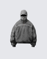 Zy-Pyro Hoodie Grey, XS - Streetwear Hoodie - Slick Street
